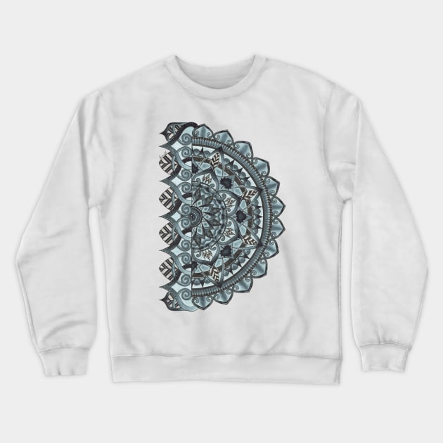 Half Geo Circle Crewneck Sweatshirt by SamuelJ